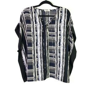 Skies are Blue stitch fix Top kimono V Neck Ties